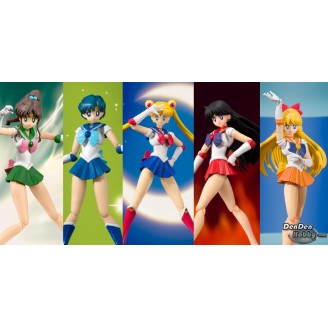 [PRE-ORDER] S.H.Figuarts Pretty Soldier Sailor Moon Mercury Mars Jupiter Venus Animation Color Edition